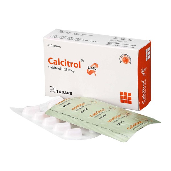 CALCITROL 0.25mcg  Licap.